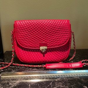 Giani Bernini Red Crossbody Bag, Quilted